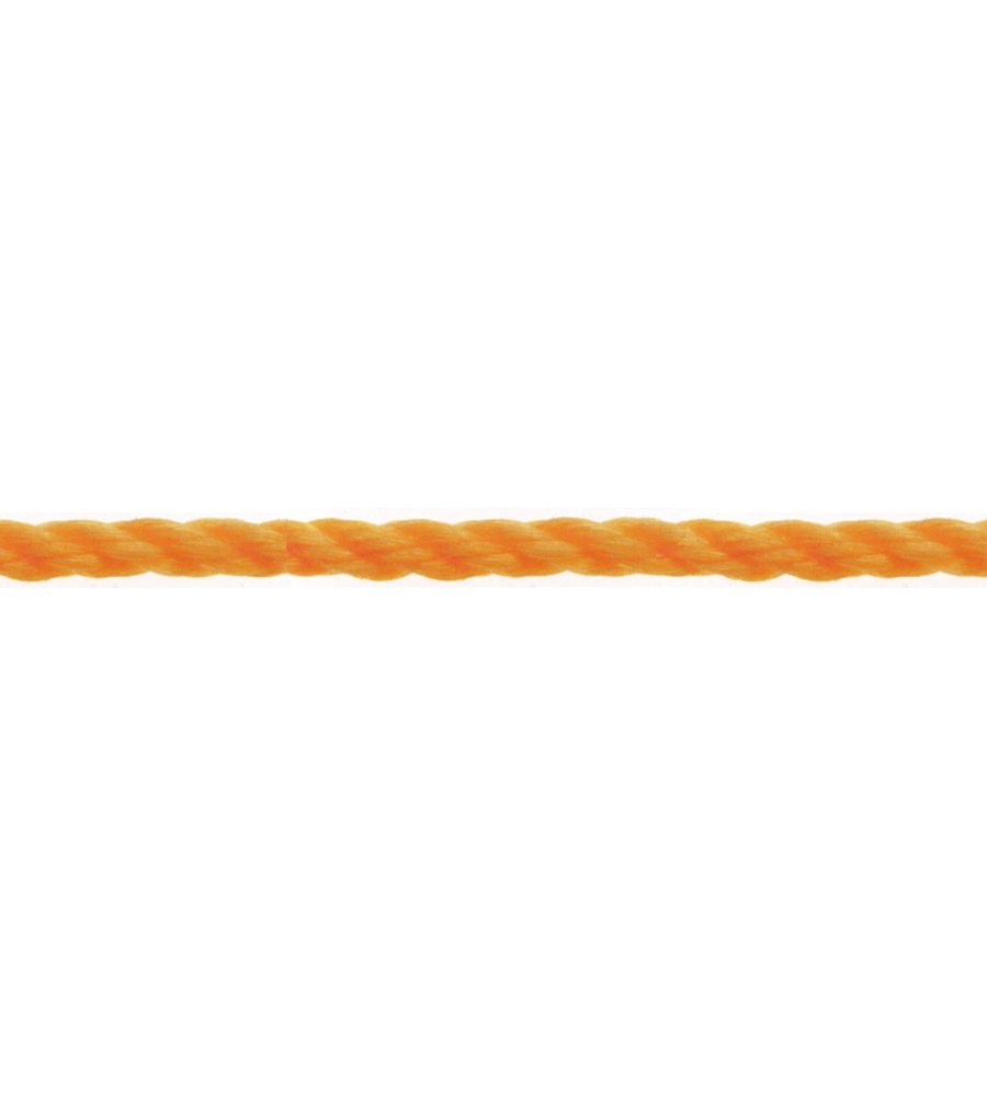 Corda in polipropilene ? 10 mm. Arancione 70 mt.